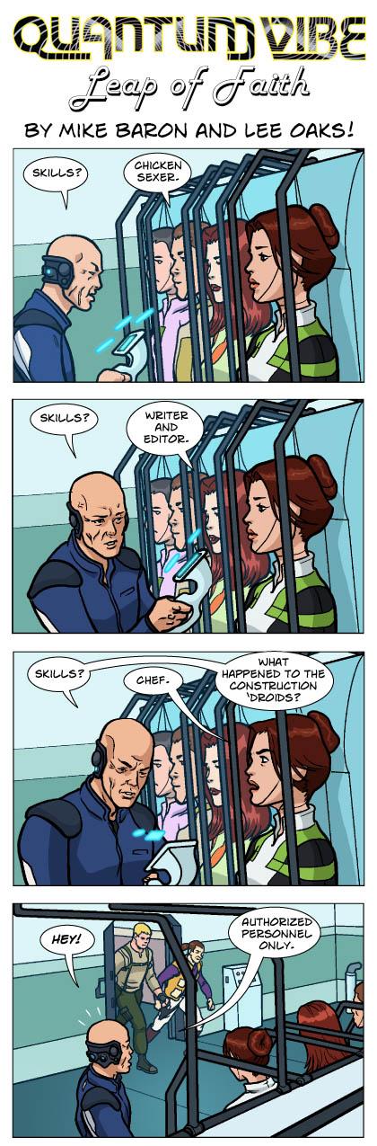 Strip 985 of Quantum Vibe