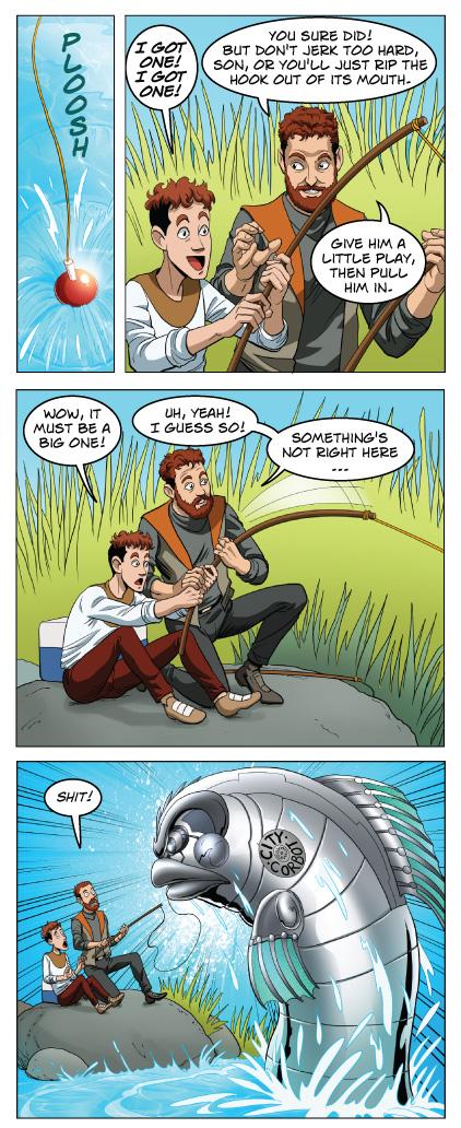 Strip 1105 of Quantum Vibe