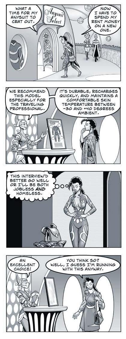 Strip 12 of Quantum Vibe