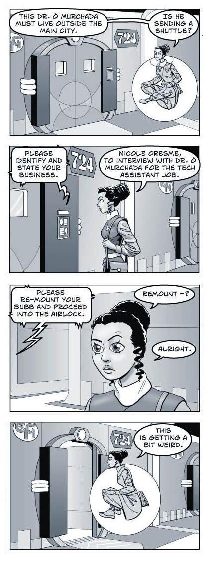 Strip 13 of Quantum Vibe