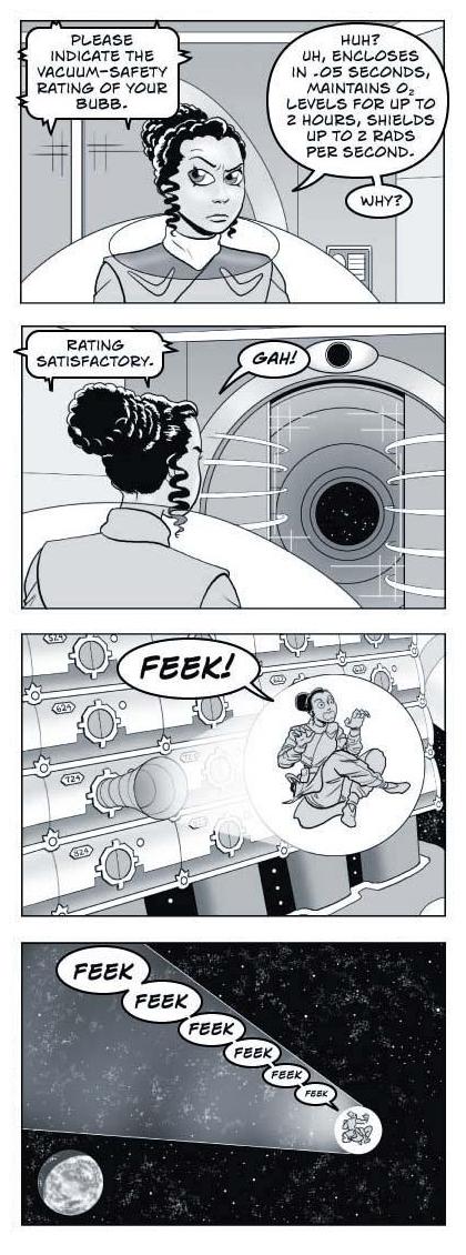 Strip 14 of Quantum Vibe