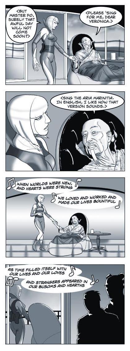 Strip 44 of Quantum Vibe