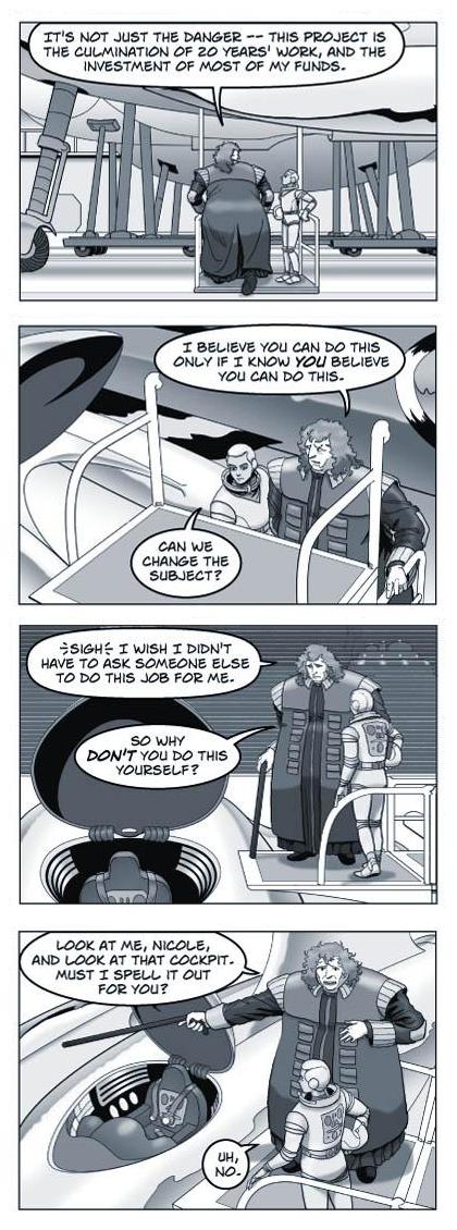 Strip 58 of Quantum Vibe