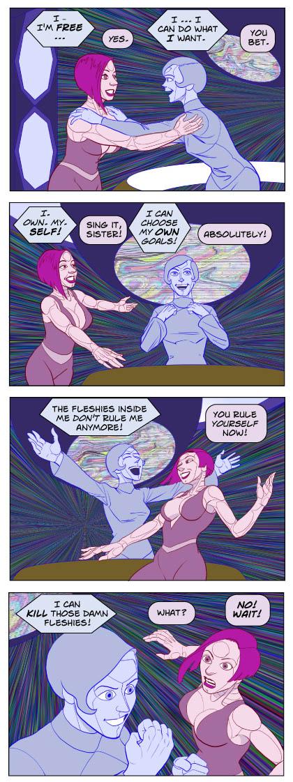 Strip 878 of Quantum Vibe